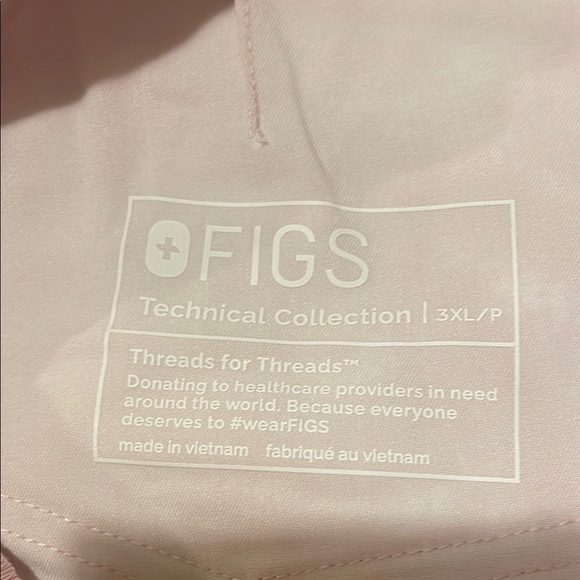 Womens New Figs High Waisted Zamora W Yoga Jogger Scrub Pants Marbled Rose 3XLP - Picture 11 of 11